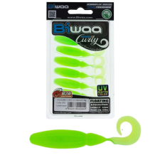  TAILGUNR CURLY 2.5&quot; 6.3cm 202 Limetreuse csali