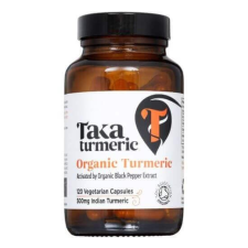 Taka Turmeric Kurkuma, fekete bors kivonattal, 120 db, Taka Turmeric vitamin és táplálékkiegészítő