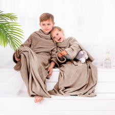 Takaró Lazykids bézsszínű sima klasszikus 90x105 DecoKing lakástextília