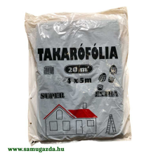  Takarófólia 5x4 (40mikron) 5 db/cs létrázható "HÁZIKÓS" csomagolás ragasztószalag és takarófólia