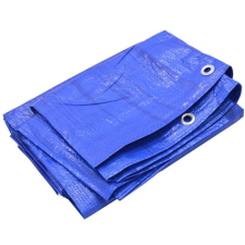  TAKARÓPONYVA 8 X 12 M - 100 g/m2 - ringlizett kék színű vízálló polietilén ponyva - 5582 - kerti bútor