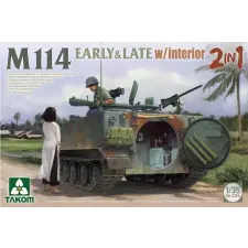  Takom M114 EARLY & LATE w/interior 2in1 1:35 (TAK2154) makett