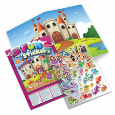 TAKTIK Vydavateľstvo, s.r.o. 3D Fun Stickers - Magic Fairy Tale gyermek- és ifjúsági könyv