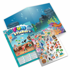 TAKTIK Vydavateľstvo, s.r.o. 3D Fun Stickers - Sea Life gyermek- és ifjúsági könyv