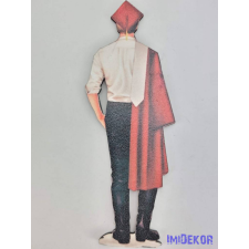  Taláros ballagó fiú tábla - Piros dekorációs kellék