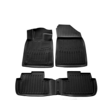  Tálca típusú gumi autószőnyeg készlet Peugeot 407 (2004-2011) Sedan autószőnyeg