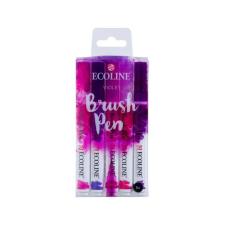 Talens Akvarell ecsetfilc készlet , Set of 5 Violet / Ecoline Brush Pen (5 db) filctoll, marker