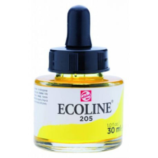 Talens Akvarellfesték koncentrátum 205, Talens Ecoline Liquid Watercolour / Lemon Yellow - (30 ml) akvarell