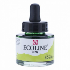 Talens Akvarellfesték koncentrátum 676, Talens Ecoline Liquid Watercolour / Grass Green - (30 ml) akrilfesték