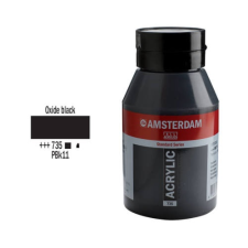 Talens Amsterdam akrilfesték, 1000 ml - 735, oxide black akrilfesték