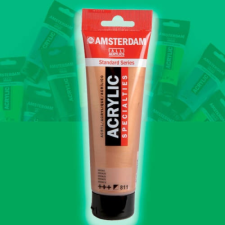 Talens Amsterdam akrilfesték, 120 ml - 618, permanent green light akrilfesték