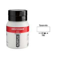 Talens Amsterdam akrilfesték, 500 ml - 105, titanium white akrilfesték
