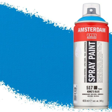 Talens Amsterdam vízbázisú akrilfesték spray, 400 ml - 517, king's blue akrilfesték