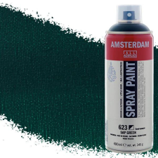 Talens Amsterdam vízbázisú akrilfesték spray, 400 ml - 623, sap green akrilfesték