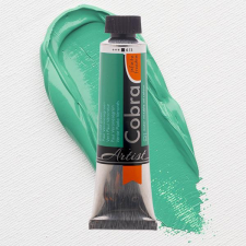 Talens Cobra vizes olajfesték, 40 ml - 615, emeralde green hobbifesték