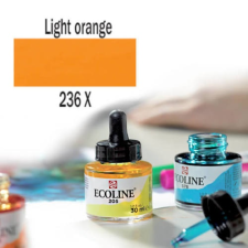 Talens Ecoline akvarellfesték koncentrátum, 30 ml - 236, light orange akvarell