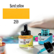 Talens Ecoline akvarellfesték koncentrátum, 30 ml - 259, sand yellow akvarell