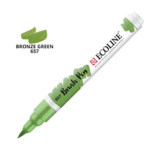 Talens Ecoline Brush Pen akvarell ecsetfilc - 657, bronze green akvarell