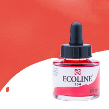Talens Ecoline folyékony akvarell festék, 30 ml - 334, scarlet akvarell