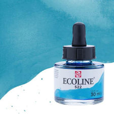 Talens Ecoline folyékony akvarell festék, 30 ml - 522, turquoise blue akvarell