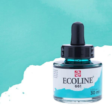  Talens Ecoline folyékony akvarell festék, 30 ml - 661, turquoise green akvarell