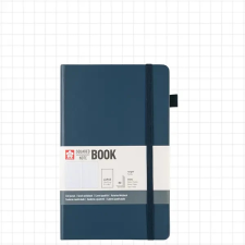 Talens Sakura Squared Note Book négyzethálós jegyzetfüzet - 13x21 cm, deep indigo füzet