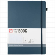 Talens Sakura Squared Note Book négyzethálós jegyzetfüzet - A4, deep indigo füzet
