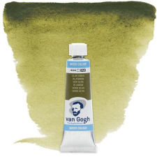 Talens Van Gogh tubusos akvarellfesték, 10 ml - 620, olive green akvarell