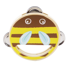  Tamburin, állatfigurás - Méhecskés fajáték