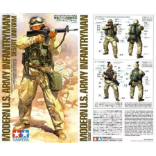  Tamiya 1:16 Figure US Infan.Man Desert Uniform - 36308 makett