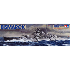 tamiya 1/350 Bismarck német csatahajó modell makett