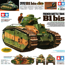 tamiya 1/35 B1 bis francia tank modell makett