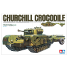 tamiya 1/35 Churchill Crocodile Mk.VII pótkocsis tank modell
