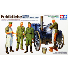  Tamiya 1:35 German Field Kitchen Scenery - 35247 makett