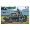 tamiya 1/35 Panzerkampfwagen IV Ausf G német tank korai változat és katonai motor modell szett
