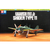 tamiya 1/72 Kawanishi N1K1-JA Shiden Type 11 vadászgép modell