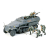 tamiya MT-35020 Hanomag Sd kfz 251/1 Kit Német páncélozott szállítóeszköz gyalogsággal műanyag modell (1:35) (MT-35020)