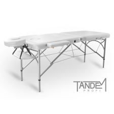  TANDEM Profi A2D összecsukható és hordozható alumínium masszázságy Szín: fehér szépségápolási bútor