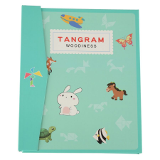  Tangram puzzle - mágneses - Woodiness puzzle, kirakós