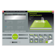  Tankönyvborító öntapadó, 50x33cm, 10 ív/csomag, Ars Una, víztiszta füzetborító