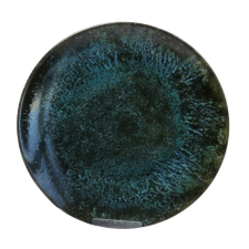  tányér 20,5cm sötétzöld színben tányér és evőeszköz
