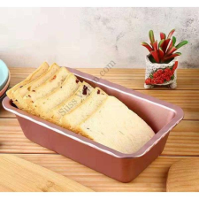 Tapadásmentes kenyér sütőforma rózsaszín 25*15 cm sütés és főzés