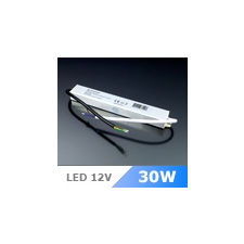 Tápegység 12 Voltos LED-hez IP65 Kültéri (12VDC/2.5A/30W) világítási kellék