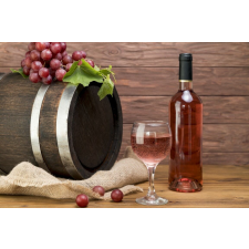  Tapéta Összetétel55 Bor, szőlő, hordó, pohár, 350 x 200 cm tapéta, díszléc és más dekoráció