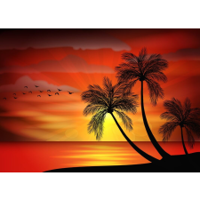  Tapéta Pálmafák12, 350 x 200 cm tapéta, díszléc és más dekoráció