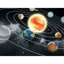  Tapéta Universe - naprendszer, 300 x 200 cm tapéta, díszléc és más dekoráció