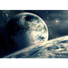  Tapéta Universe szürke színben, 400 x 250 cm tapéta, díszléc és más dekoráció