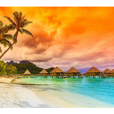  Tapéta Vihar a paradicsomban, 300 x 200 cm tapéta, díszléc és más dekoráció