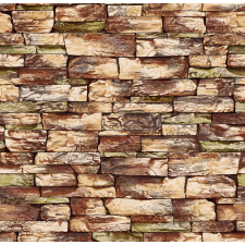  Tapéta vízálló Tégla 3D barna tapéta, díszléc és más dekoráció