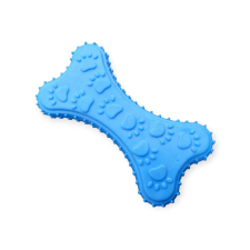  Tappancsmintás rágócsont kutyáknak – fogtisztító, gumis játék kék játék kutyáknak